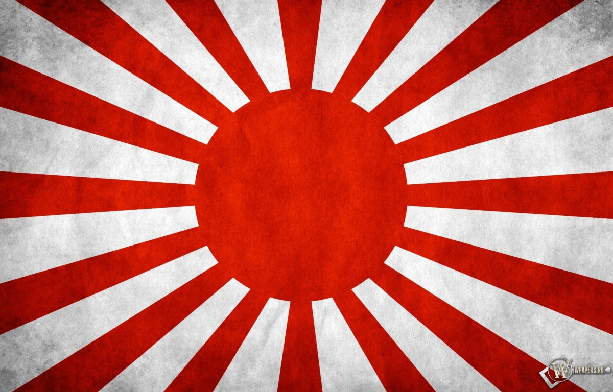 Флаг Японии 1200x768