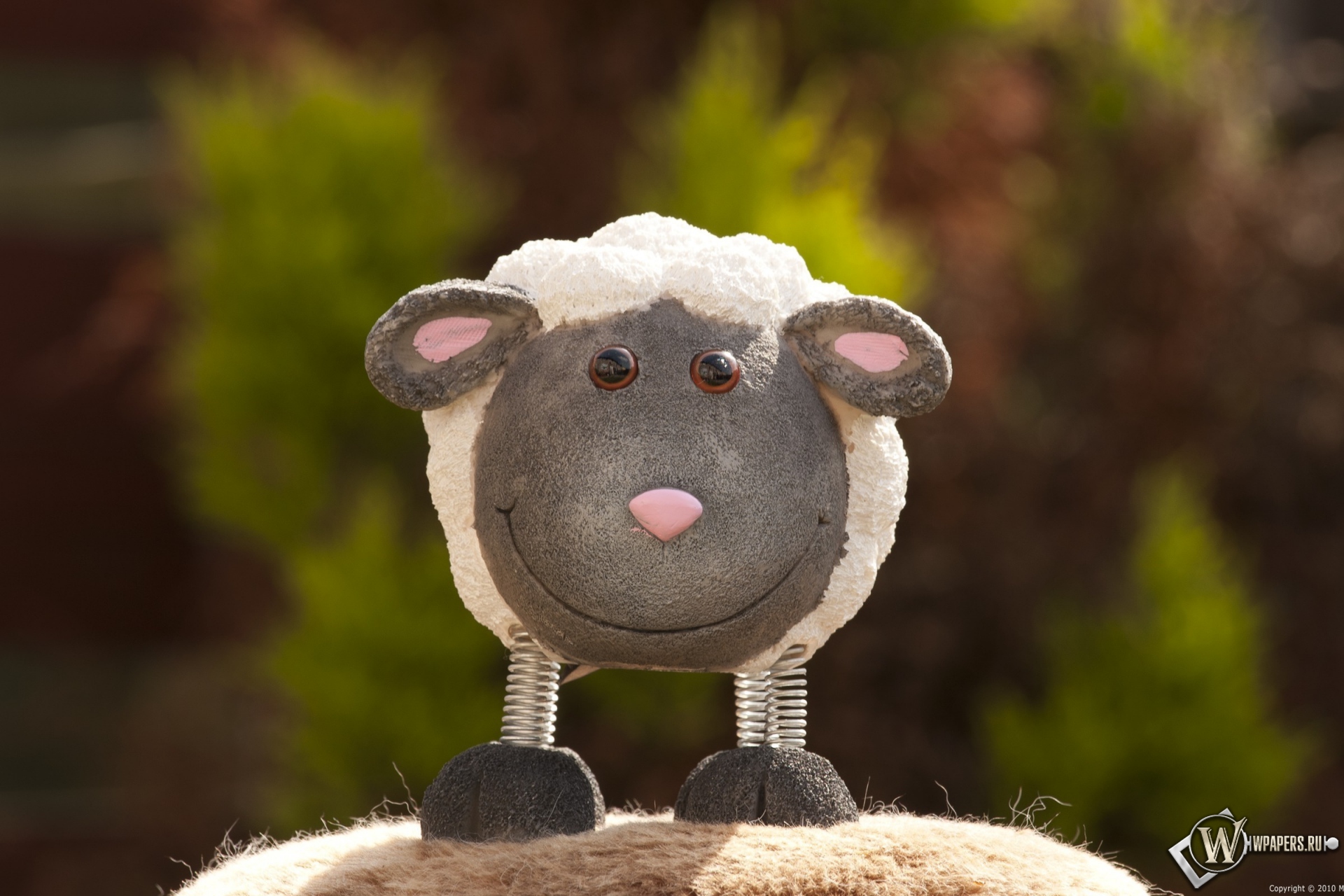 Игрушечная овечка 1920x1280