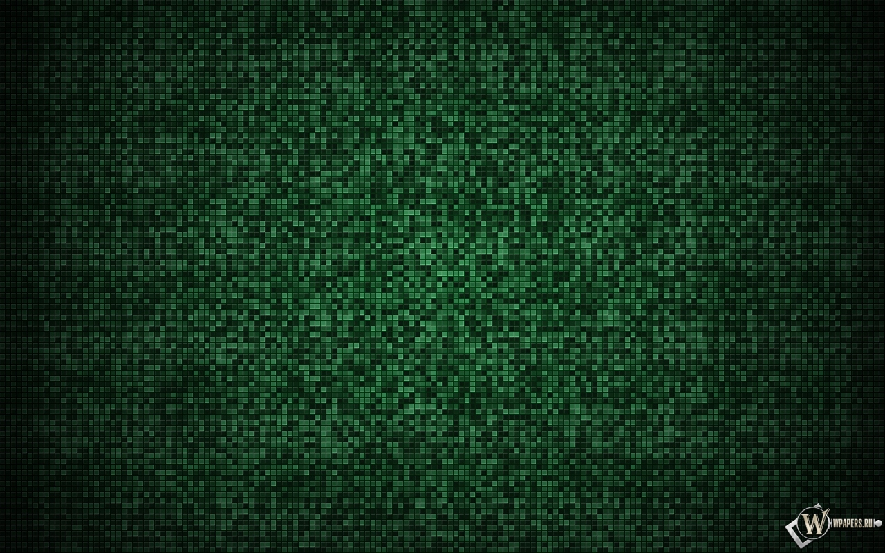 Зелёная мозаика 1280x800
