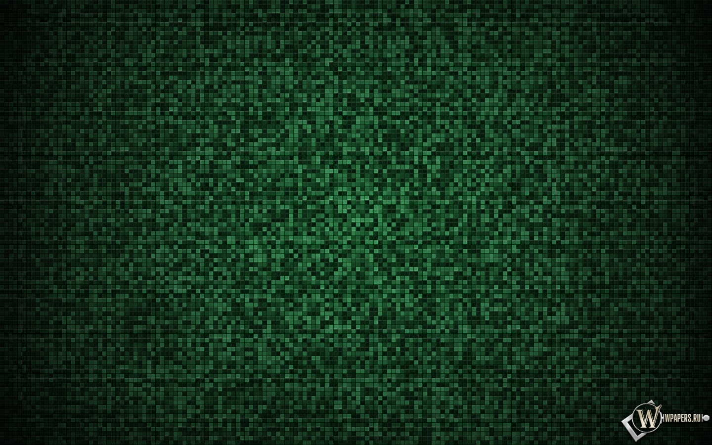 Зелёная мозаика 1440x900