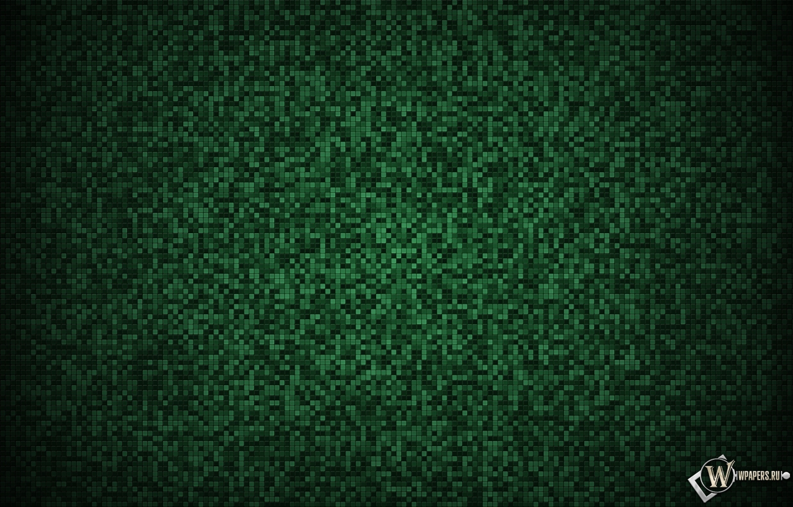 Зелёная мозаика 1600x1024
