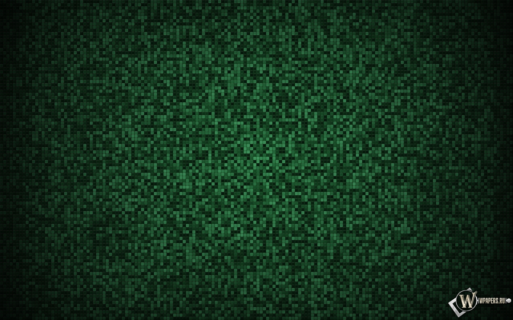 Зелёная мозаика 1680x1050