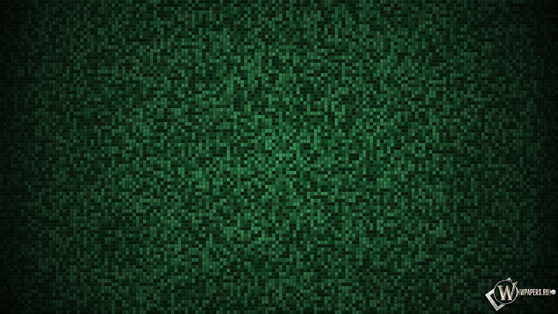 Зелёная мозаика 1920x1080