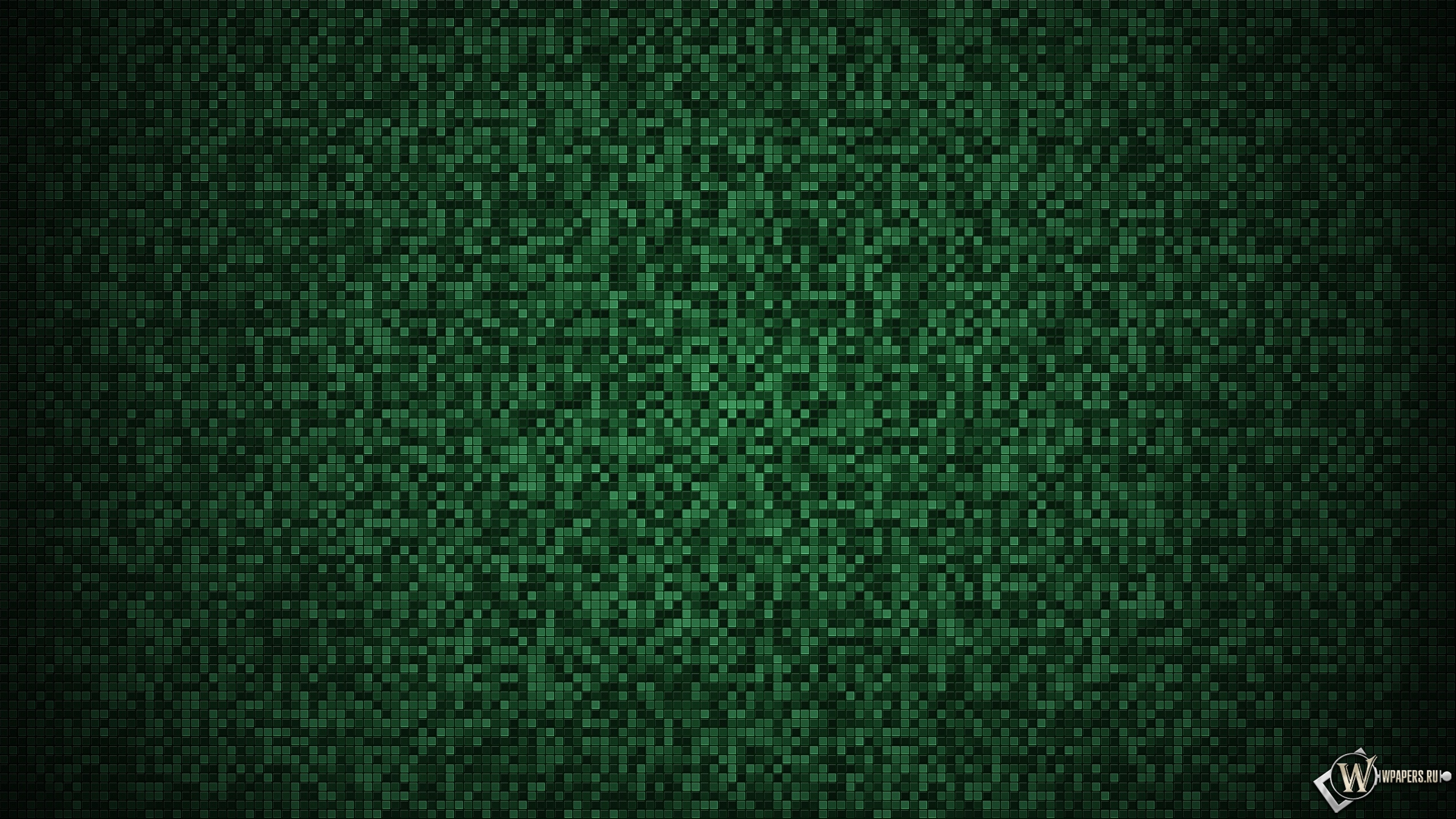 Зелёная мозаика 2560x1440