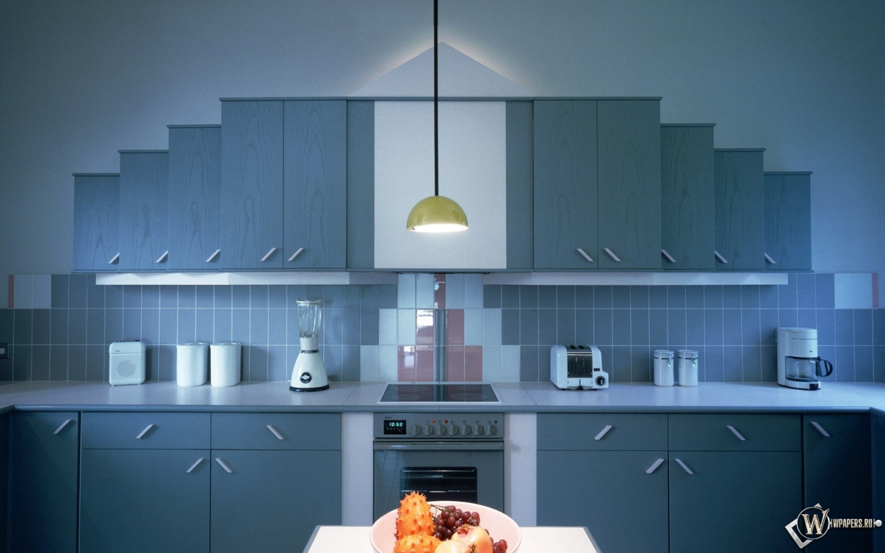 Синяя кухня 1280x800