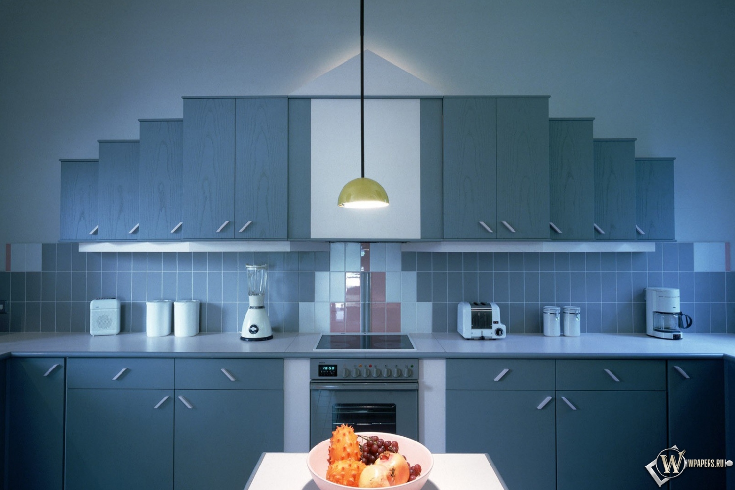 Синяя кухня 1500x1000