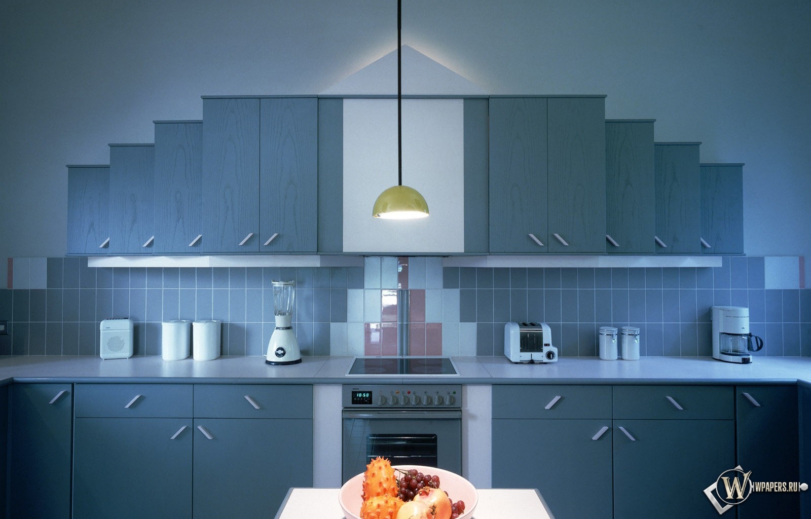 Синяя кухня 1600x1024
