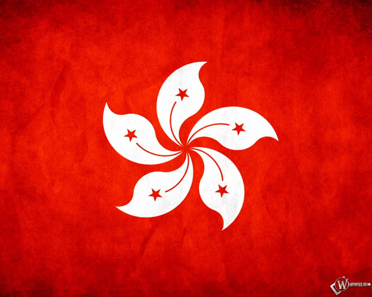 Флаг Гонконга 1280x1024