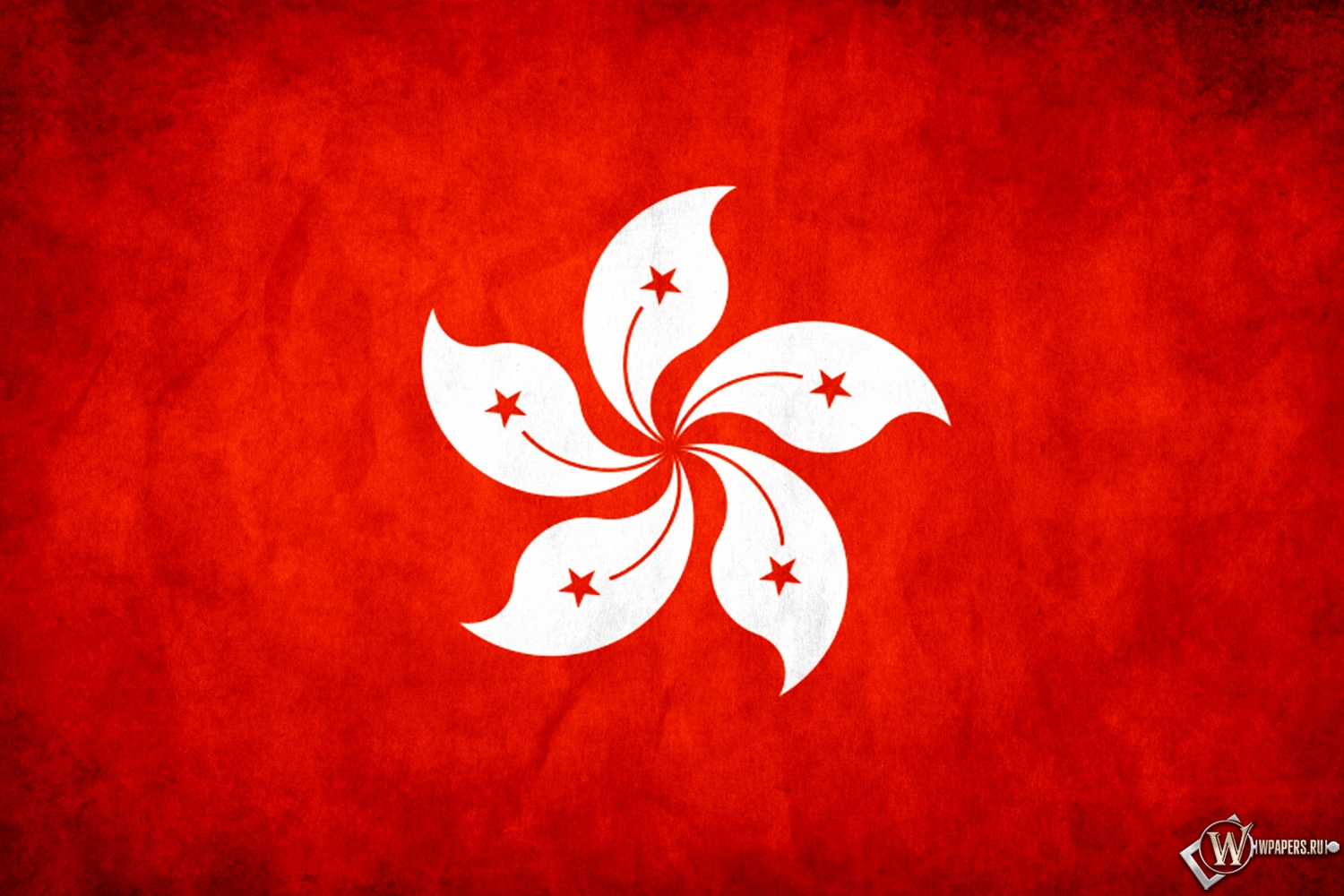 Флаг Гонконга 1500x1000
