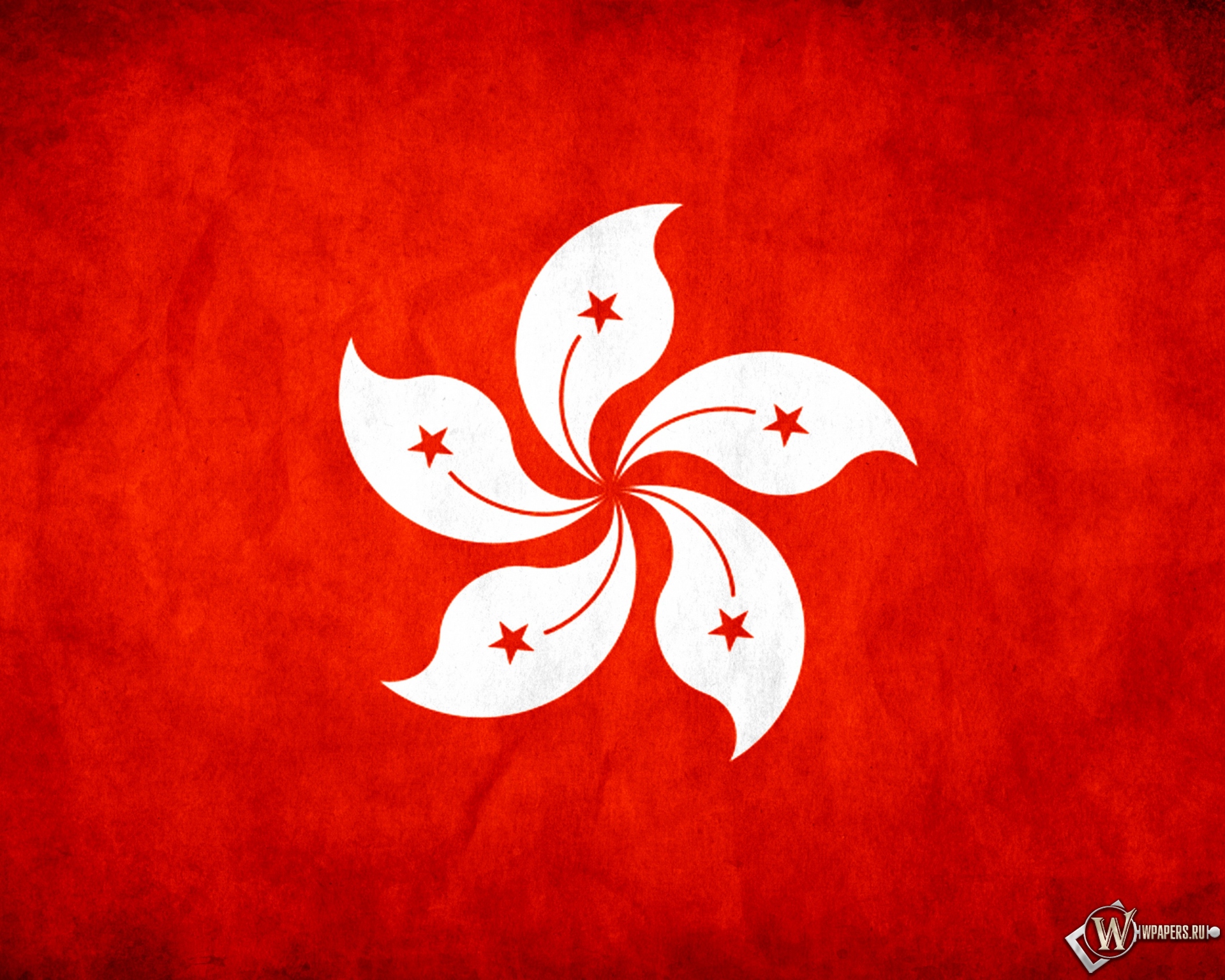 Флаг Гонконга 1920x1536