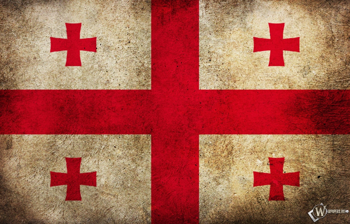 Флаг Грузии 1200x768