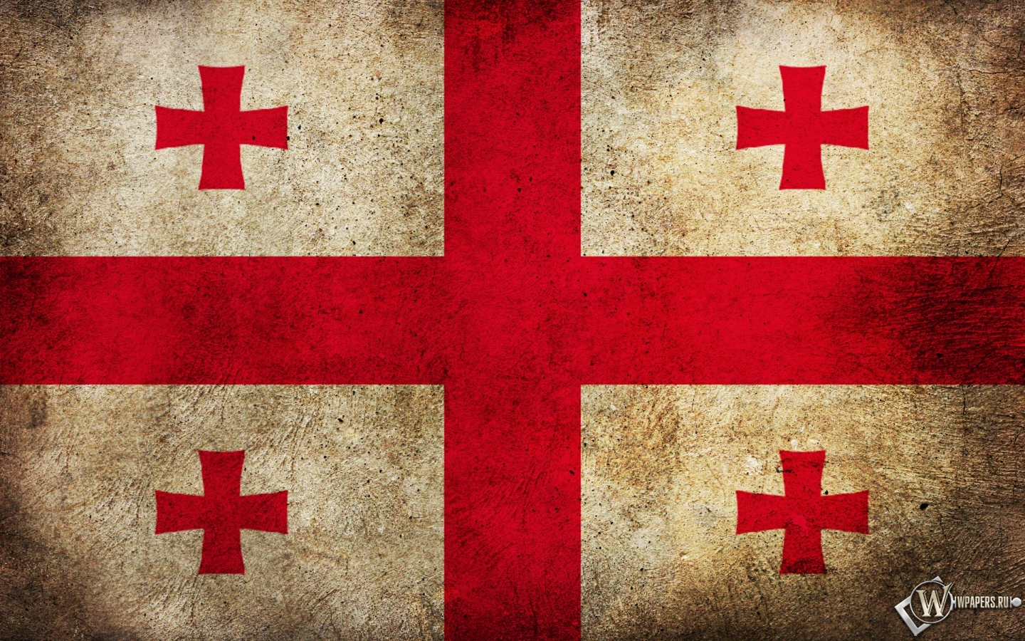 Флаг Грузии 1440x900