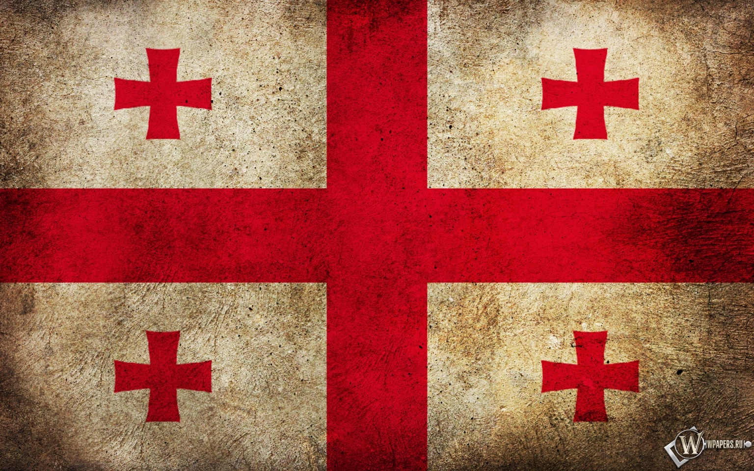 Флаг Грузии 1536x960