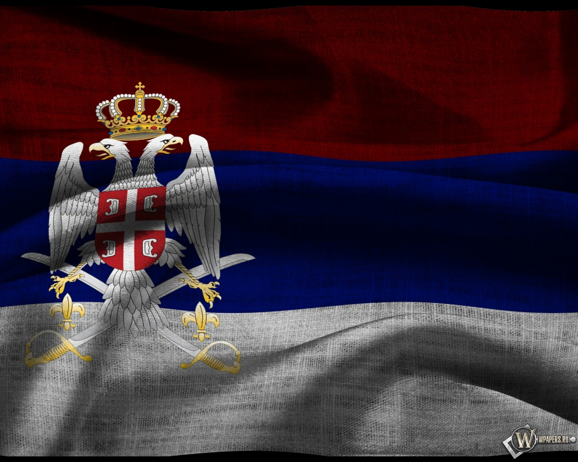 Флаг Сербии 1920x1536