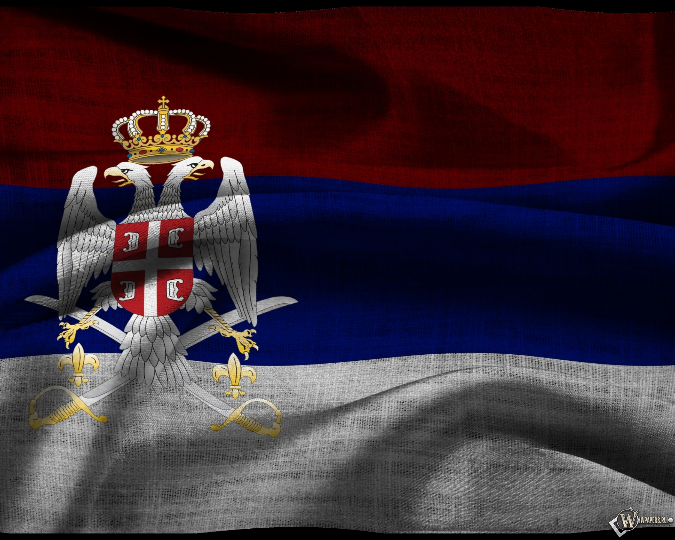 Флаг Сербии 2560x2048