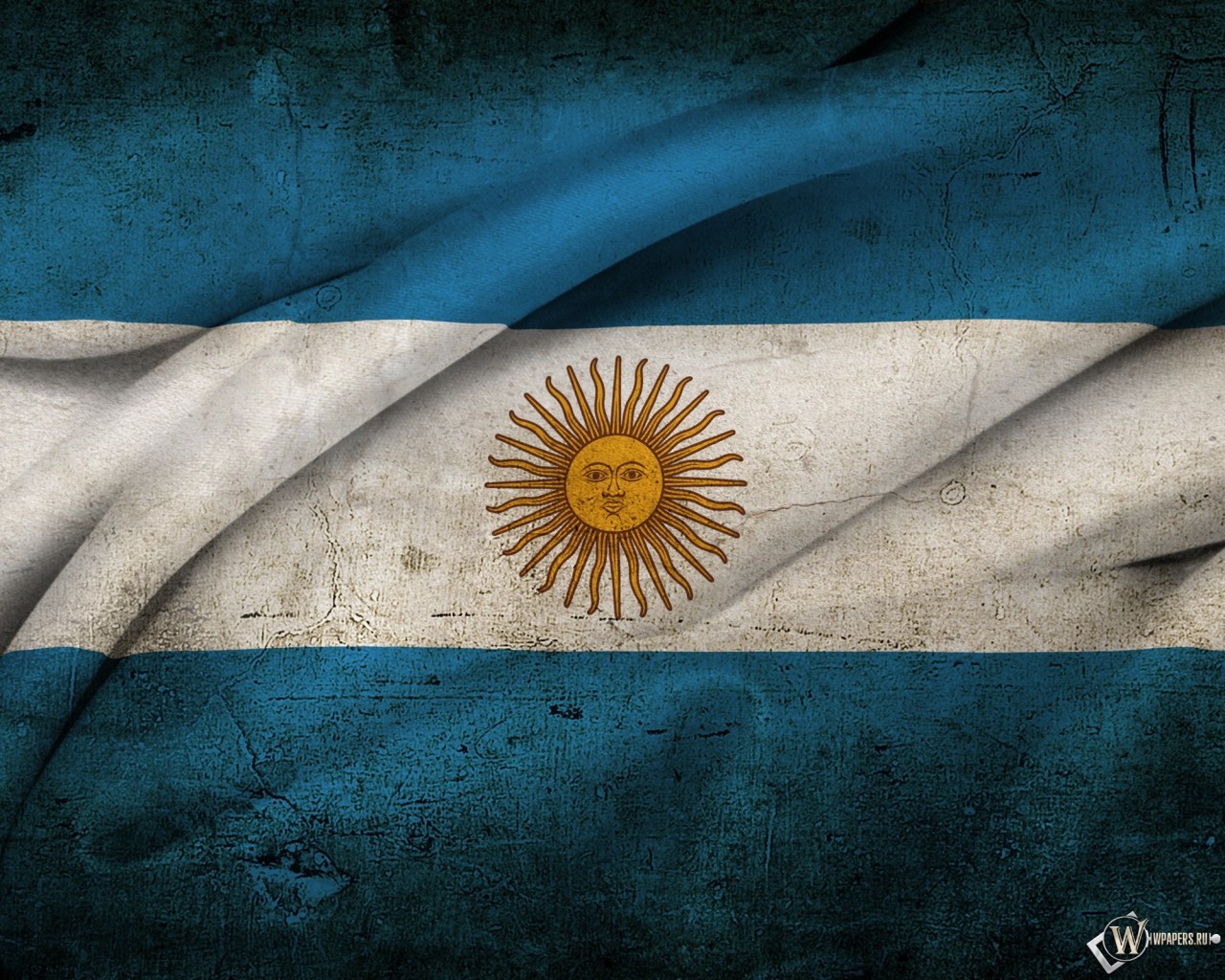 Флаг Аргентины 1280x1024