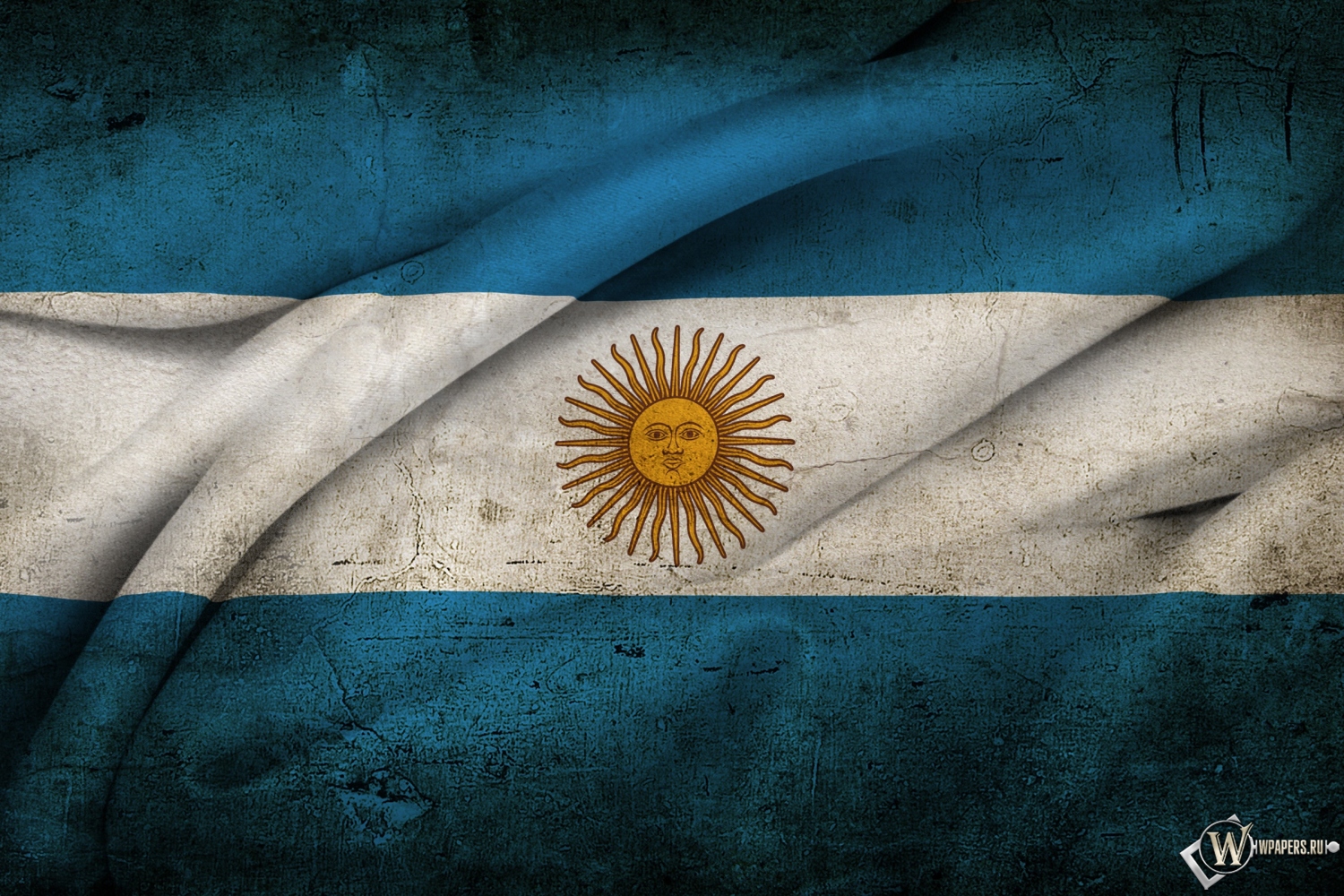 Флаг Аргентины 1500x1000