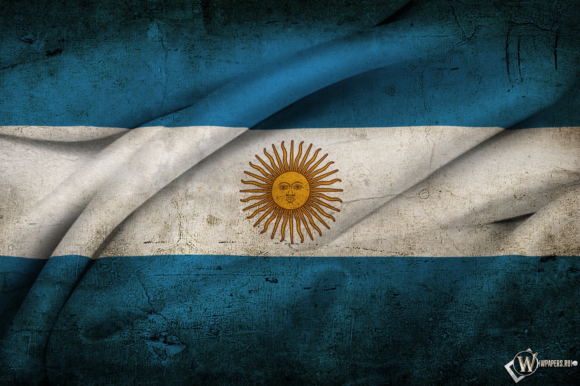 Флаг Аргентины 1920x1280