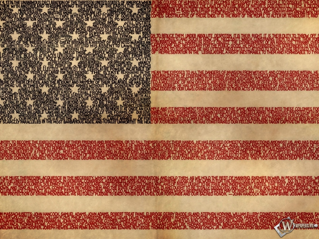 Флаг США 1024x768