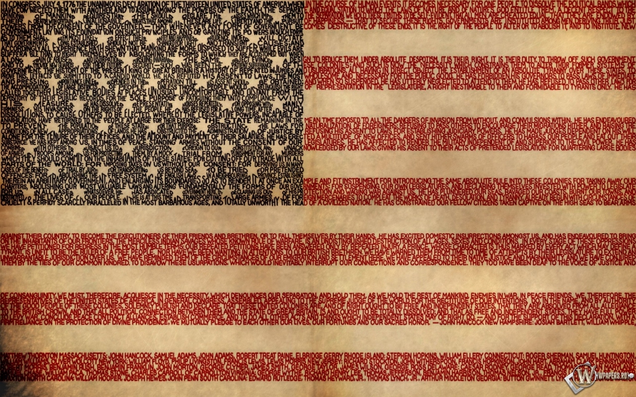 Флаг США 1280x800