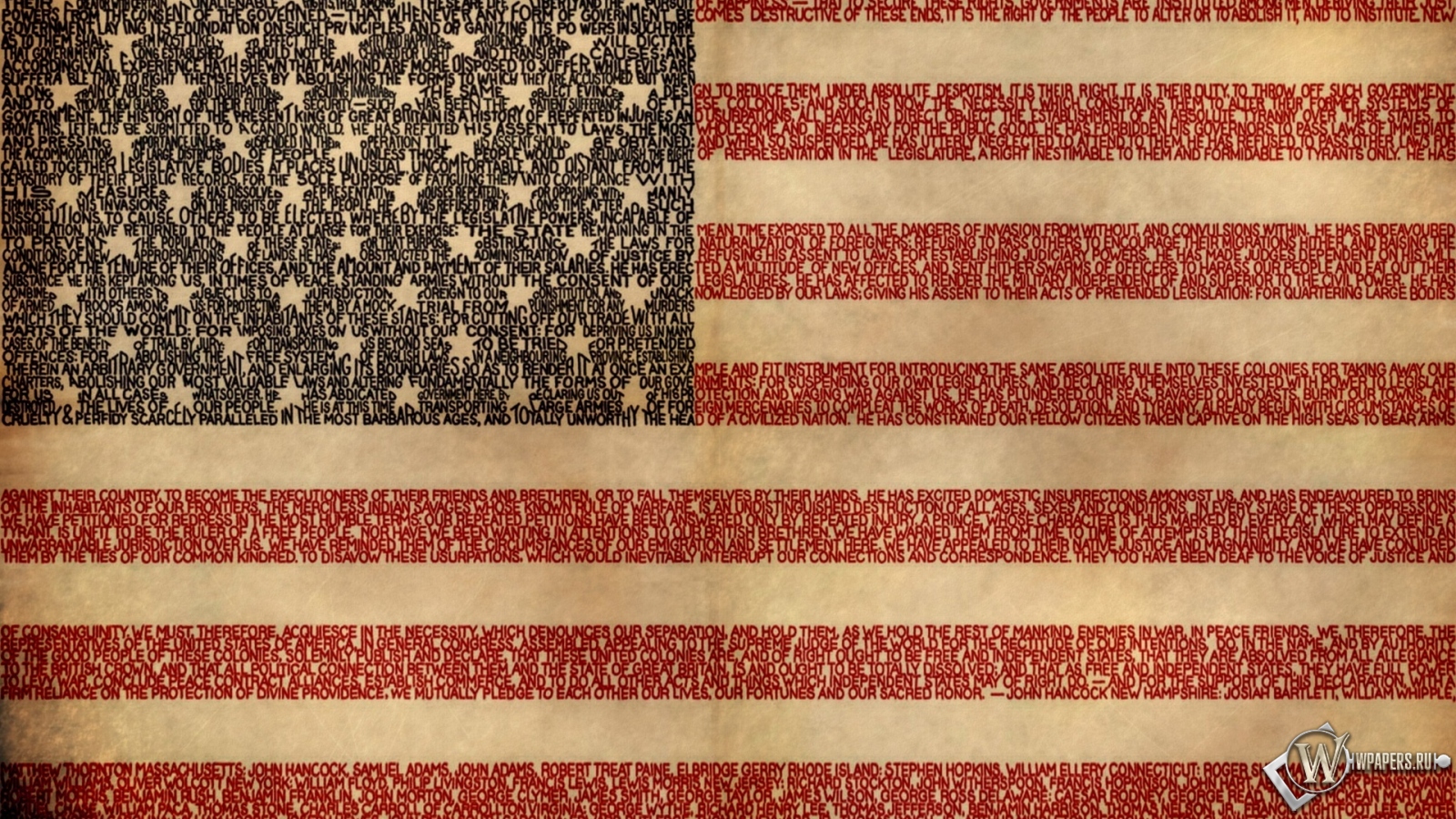 Флаг США 1600x900