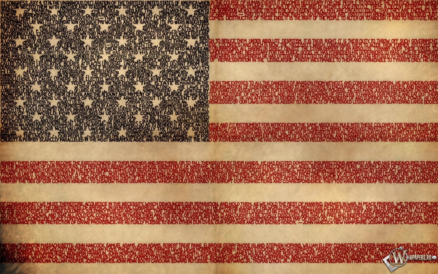 Флаг США 1680x1050