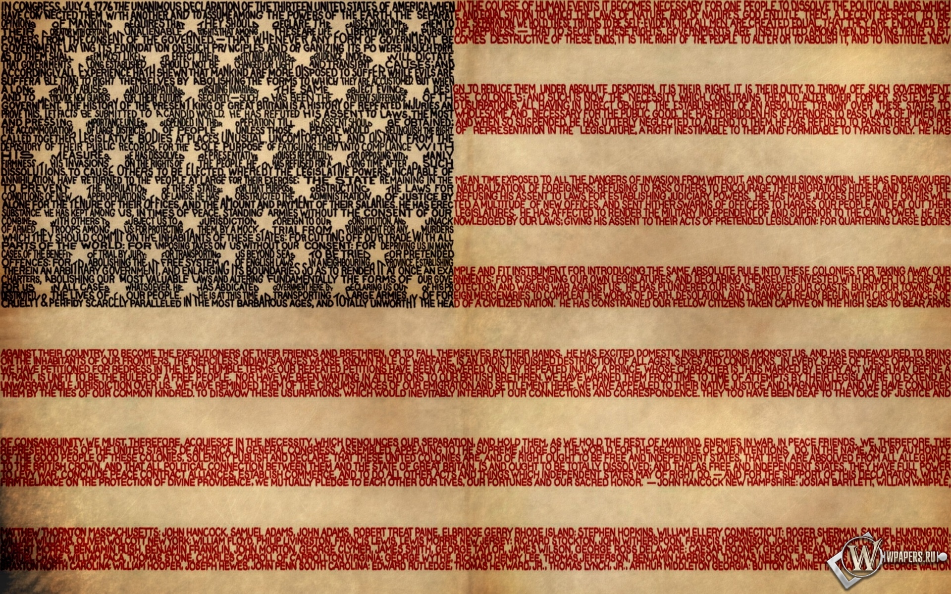 Флаг США 1920x1200