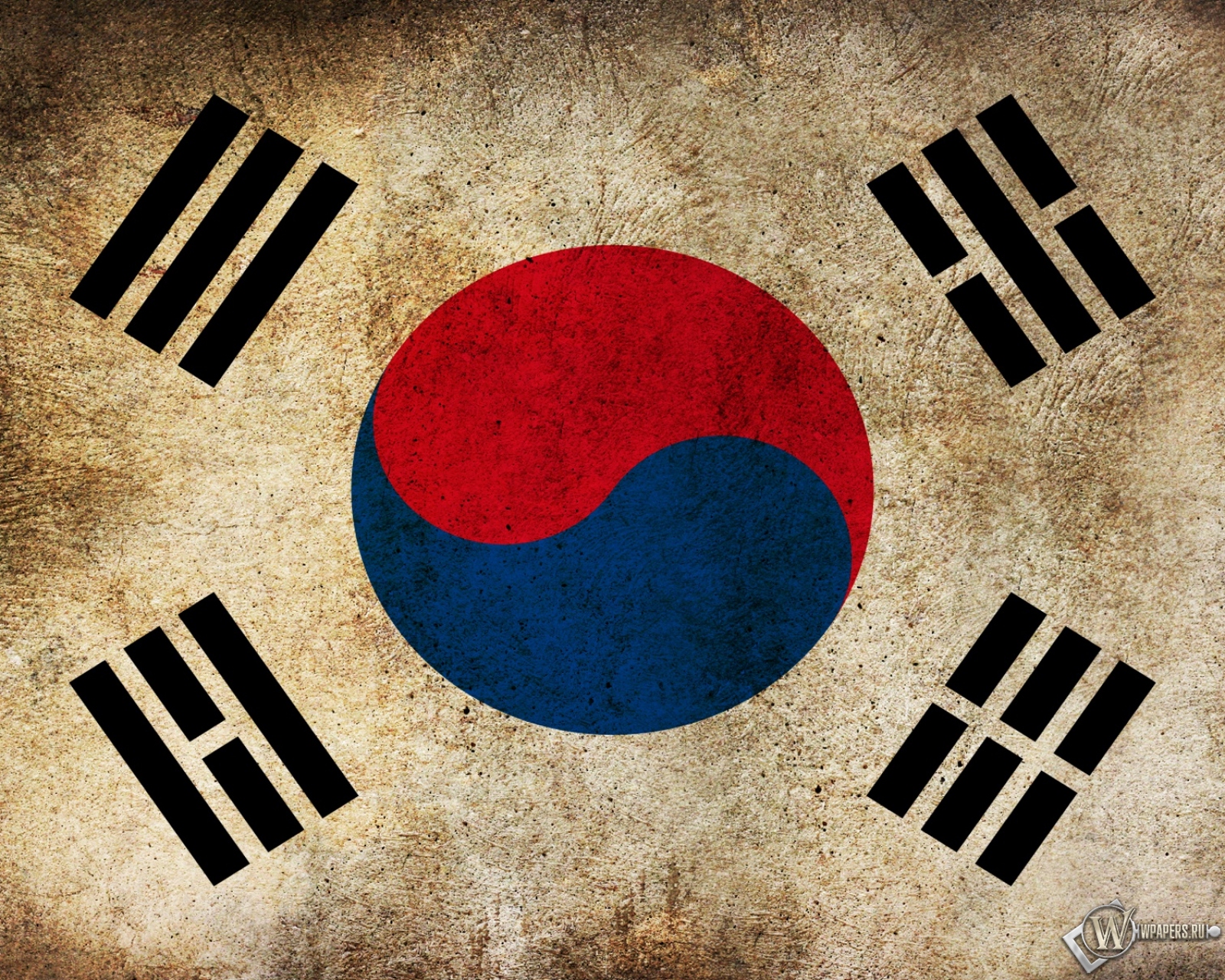 Флаг Кореи 1600x1280