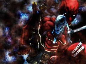 Обои Deadpool gun: Оружие, Marvel, Deadpool, Разное