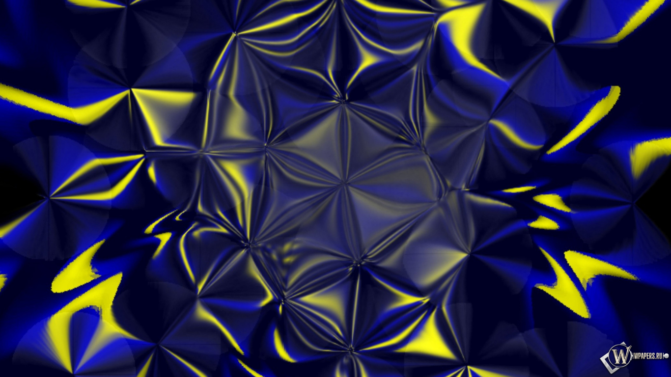 Мятая фольга 1366x768