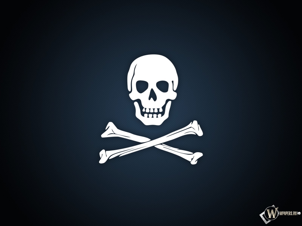 Пиратская эмблема 1024x768
