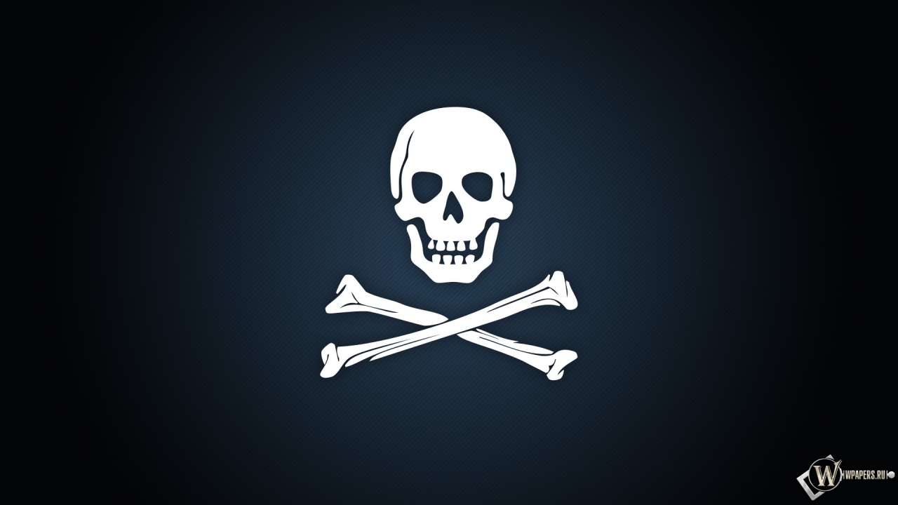 Пиратская эмблема 1280x720