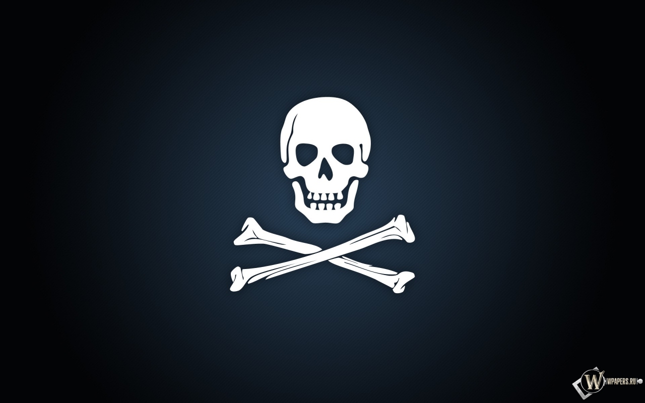 Пиратская эмблема 1280x800
