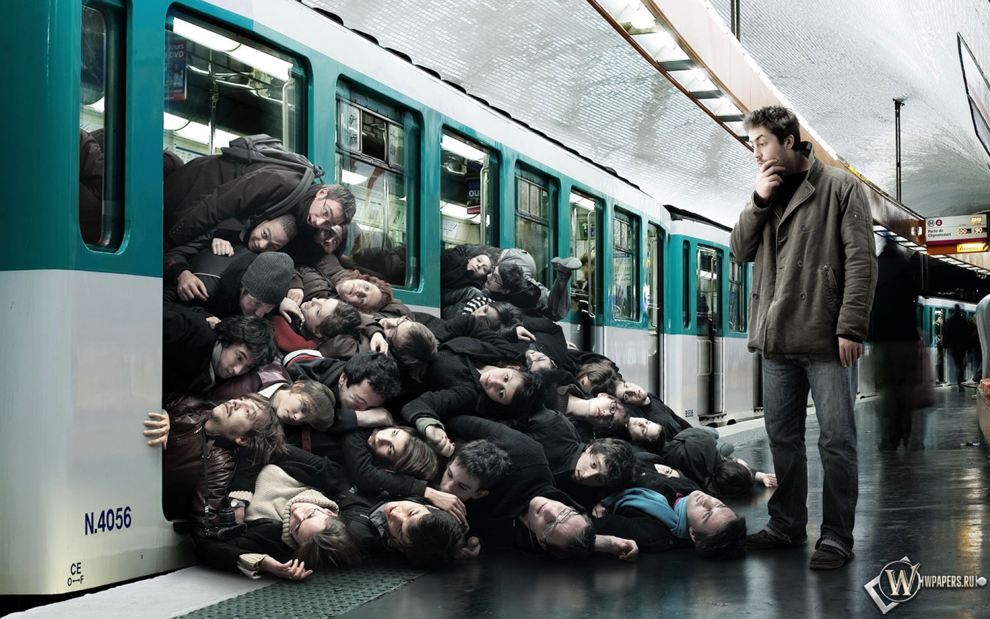 Ситуация в метро 1440x900