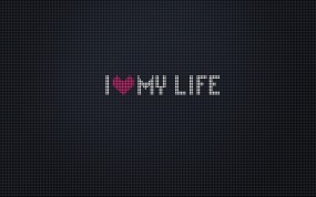 Обои Я люблю свою жизнь: Любовь, Сердце, Жизнь, Life, Разное