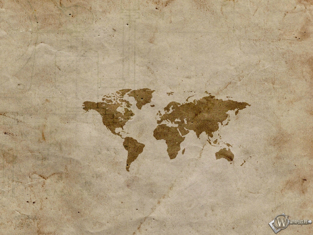 Карта мира 1024x768