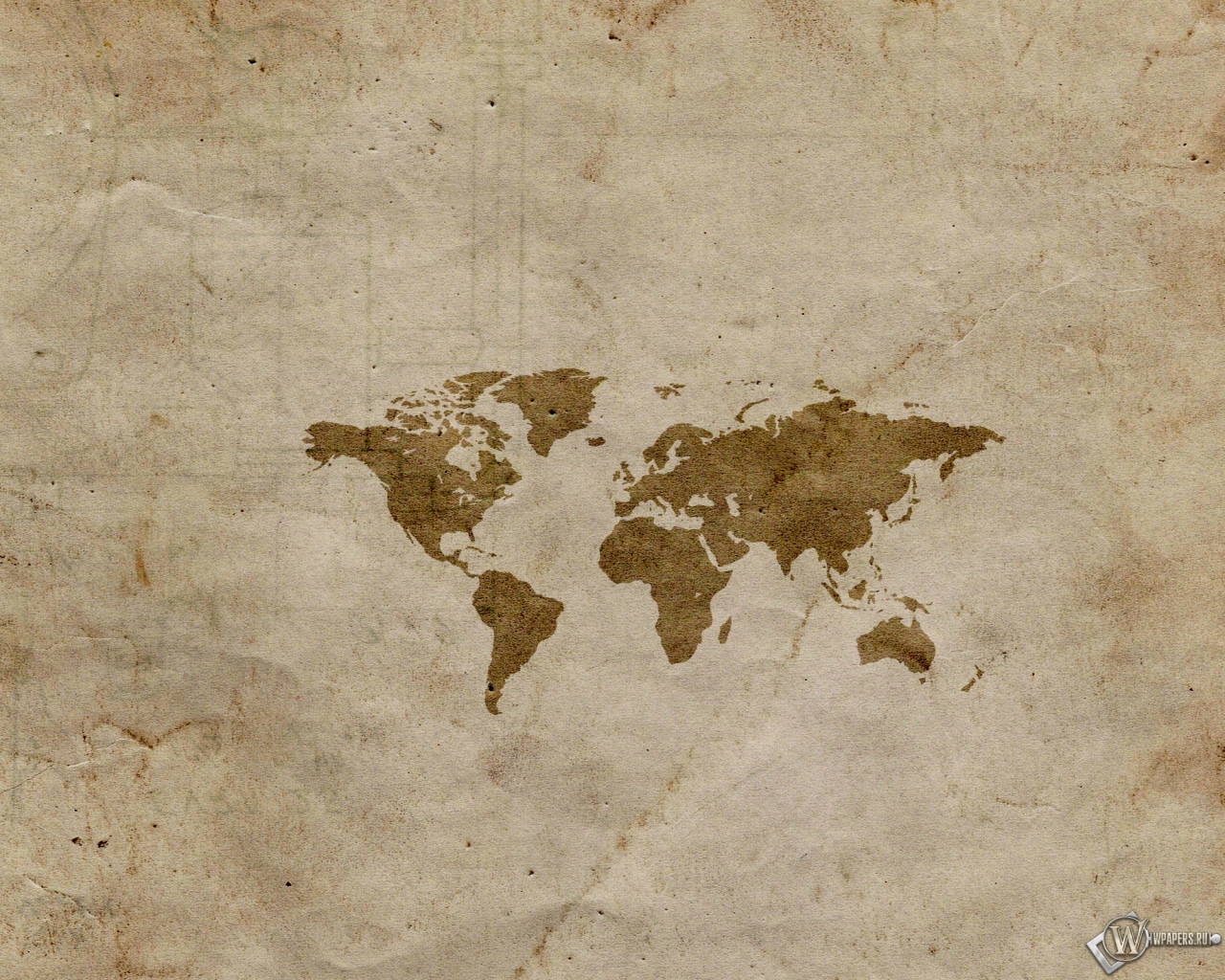 Карта мира 1280x1024