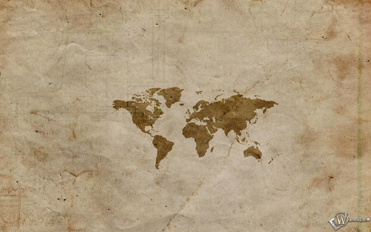 Карта мира 1280x800
