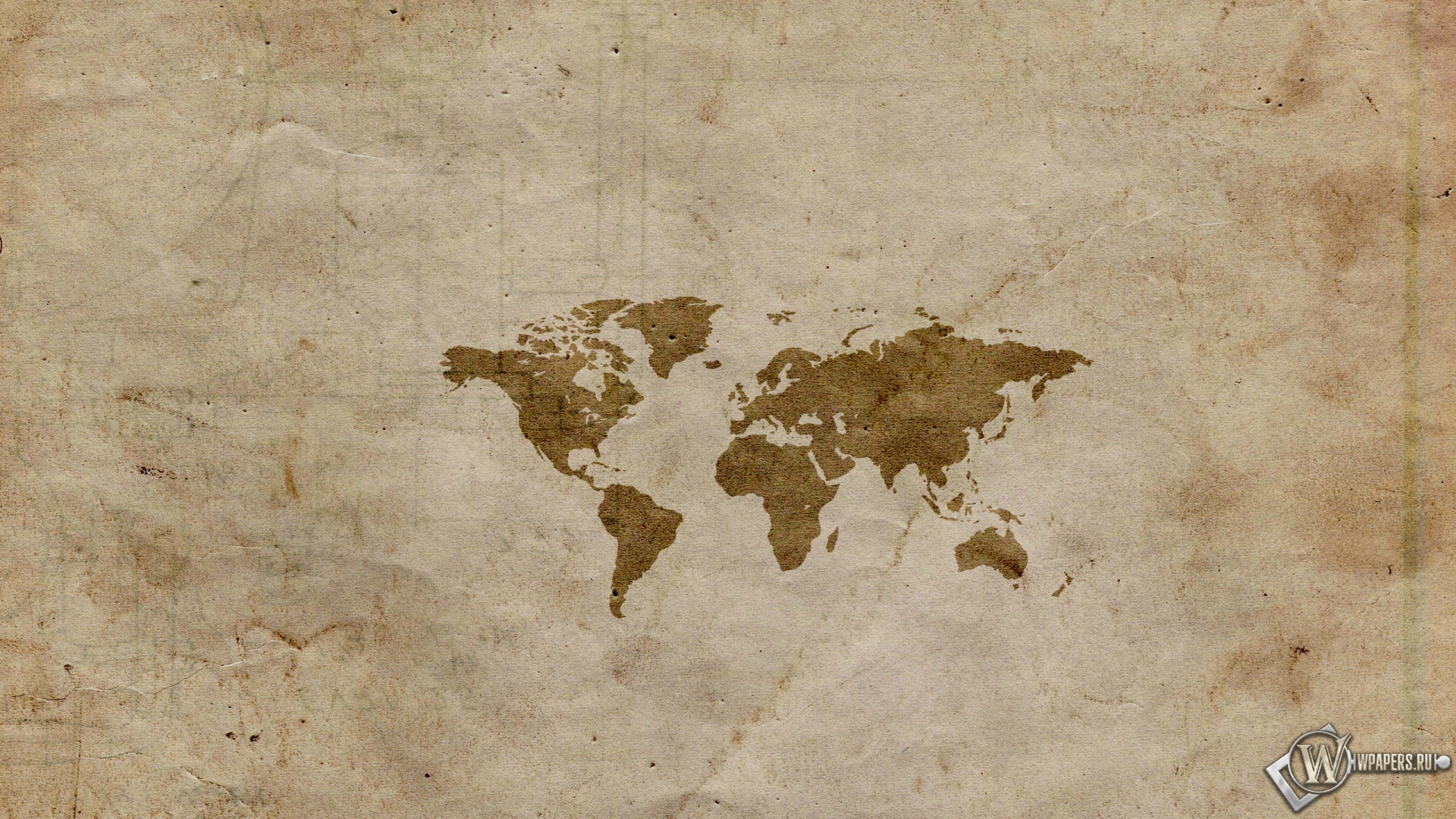 Карта мира 1920x1080