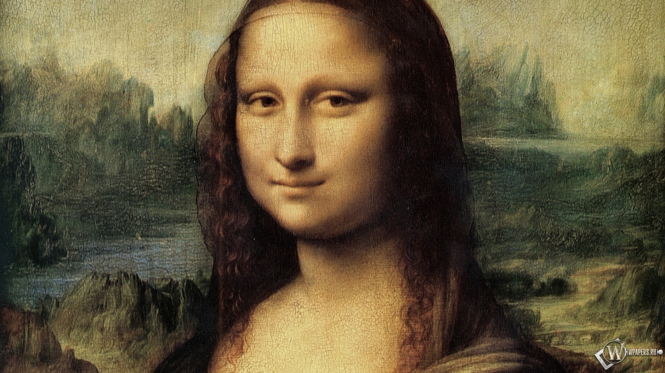 Мона Лиза 1366x768