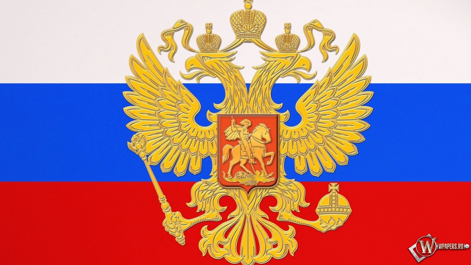 Флаг России 1600x900