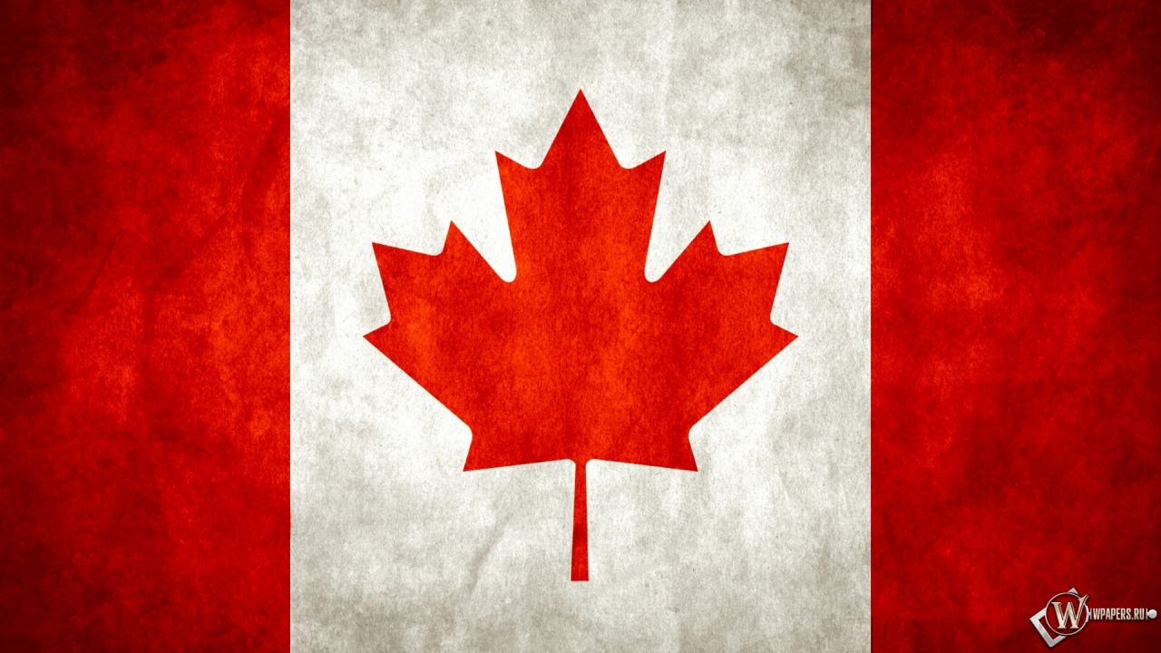 Флаг Канады 1280x720