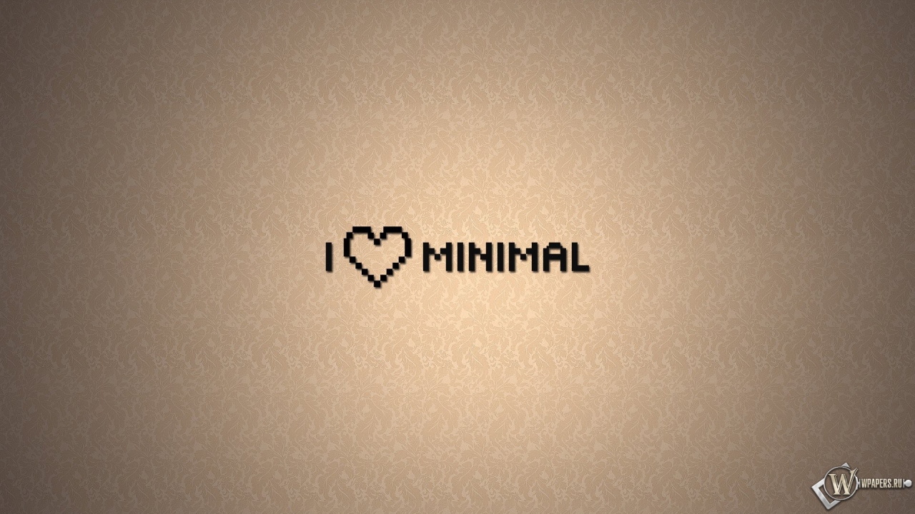 Любовь к минимализму 1280x720