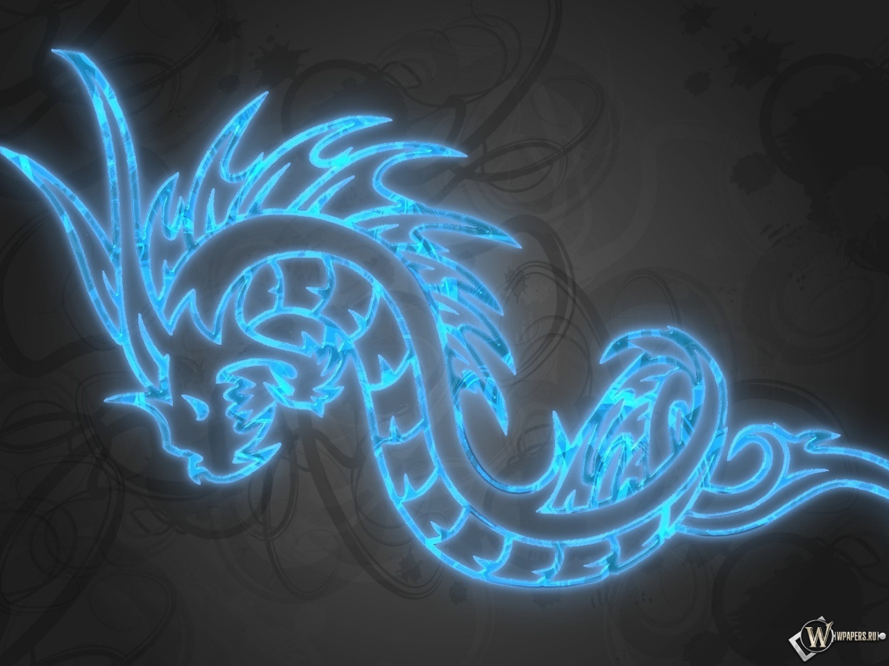 Синий дракон 1280x960