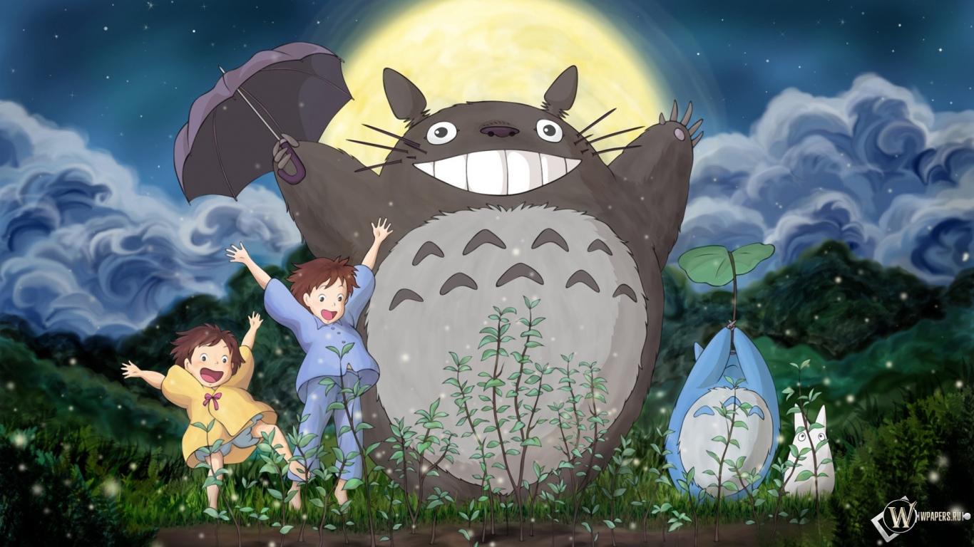 My Neighbor Totoro 1366x768