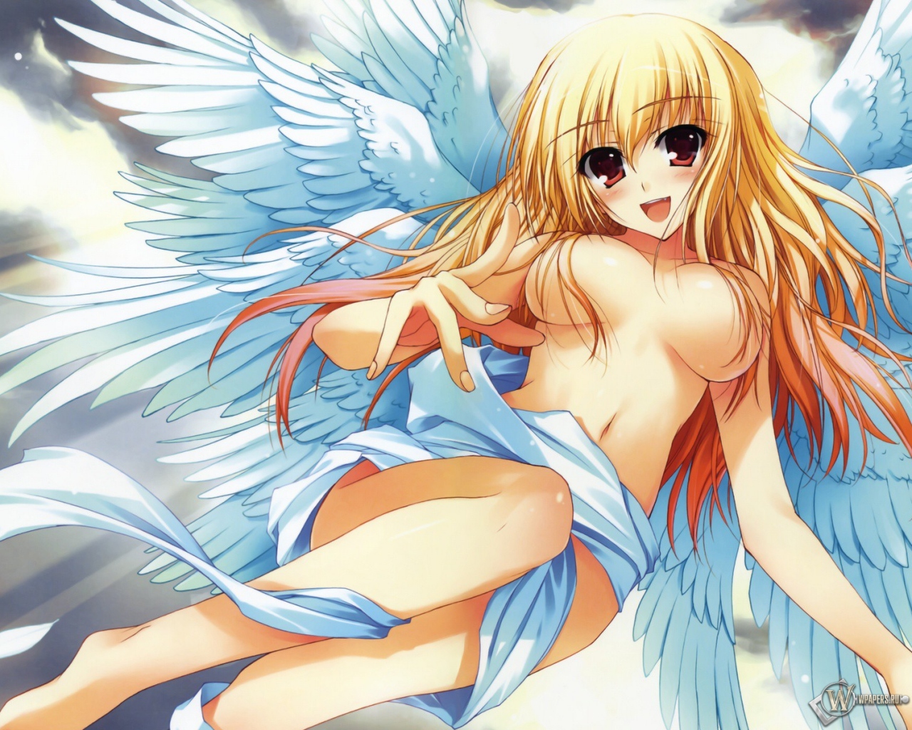 Девушка ангел 1280x1024