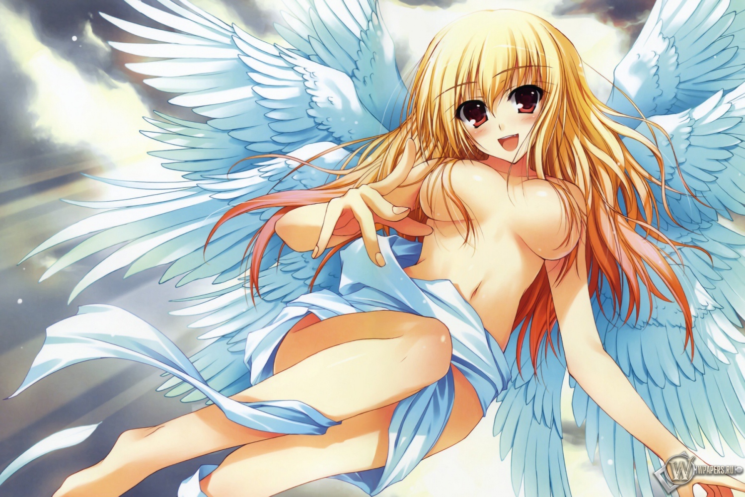 Девушка ангел 1500x1000