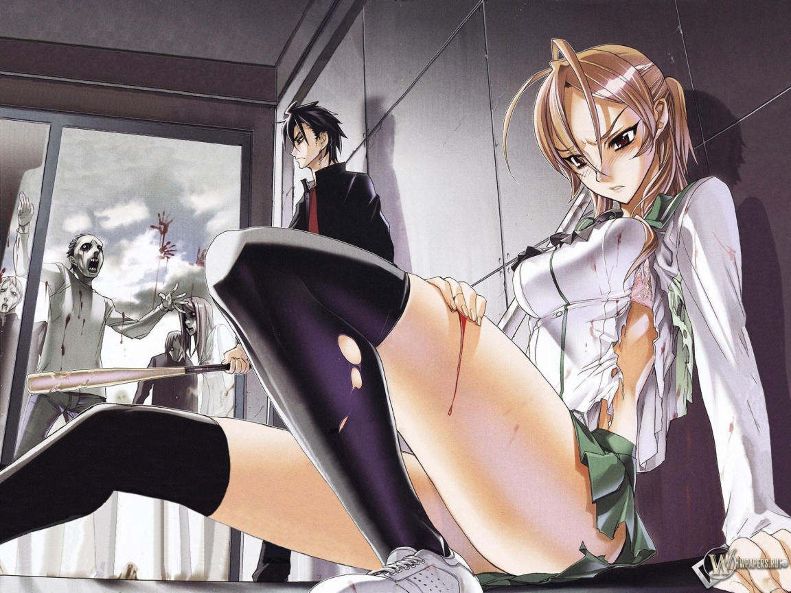 High School of the Dead 1152x864