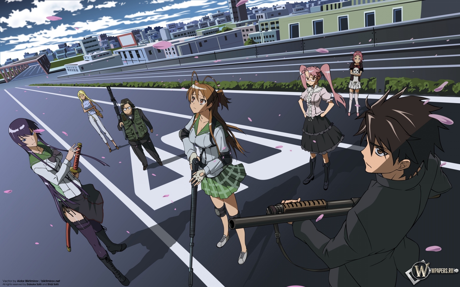 High School of the Dead 1536x960