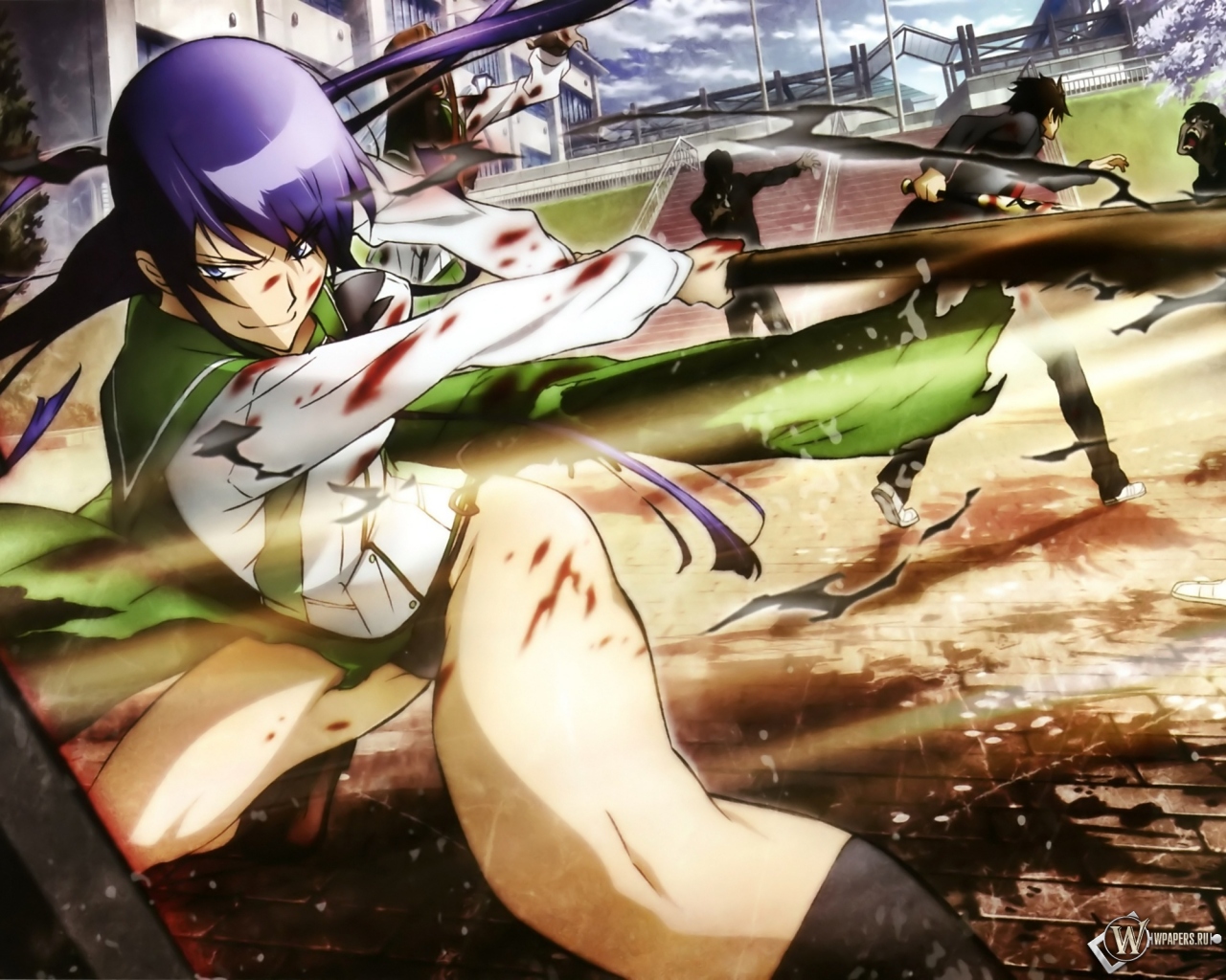 High school of the dead 1280x1024